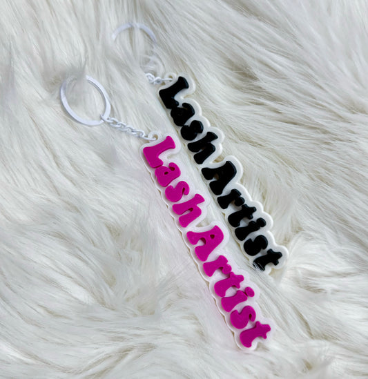 Lash Artist Key Chain